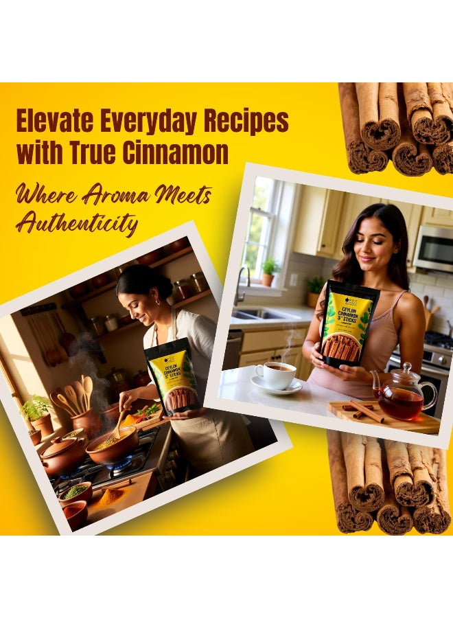 BLISS OF EARTH True Ceylon Cinnamon Sticks From Sri Lanka 100gm - Image 4